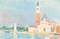 Veneţia spre Campanile di San Marco - Жан Александр Стериади