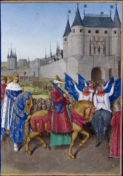 Entry of Charles V in Paris, 1455 - 1460 - Jean Fouquet