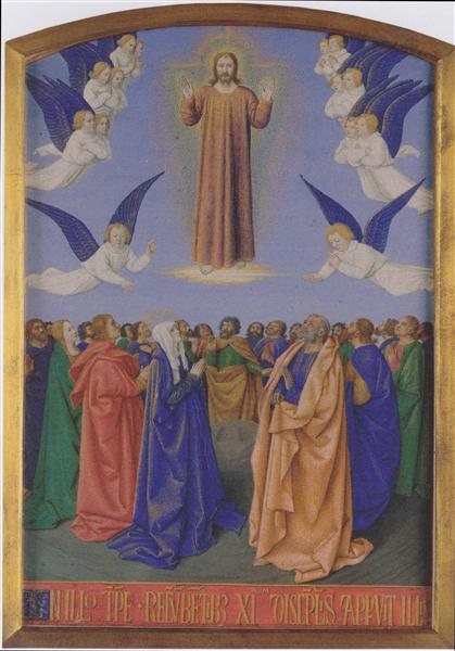 The Ascension of the Holy Spirit, 1455 - Жан Фуке