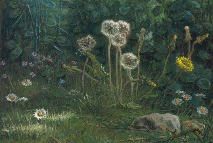 Dandelions, c.1867 - 1868 - Jean-Francois Millet