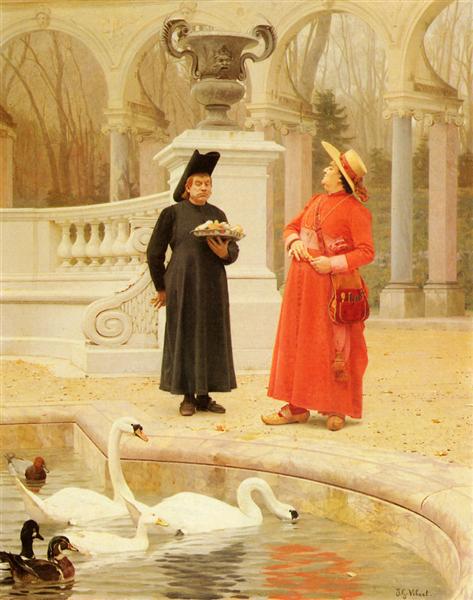 A Plate Of Cakes - Jehan Georges Vibert