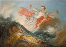 Aurora Triumphing over Night - Jean-Honore Fragonard