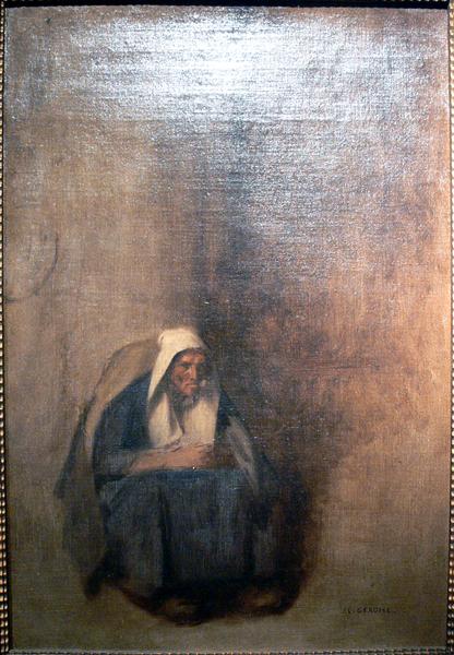 Old Woman with a Pipe (sketch), 1858 - Жан-Леон Жером