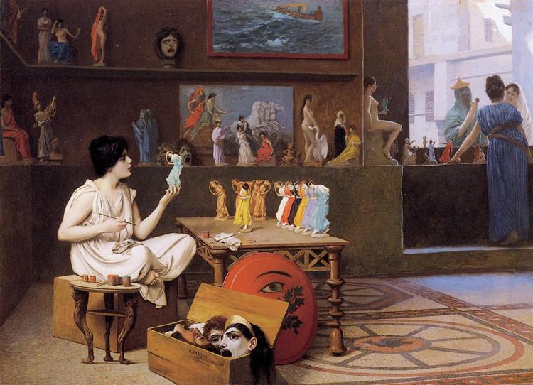 Painting Breathes Life into Sculpture, 1893 - Жан-Леон Жером