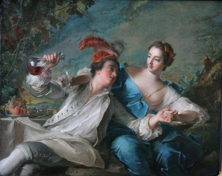 Les amants, 1744 - Jean-Marc Nattier