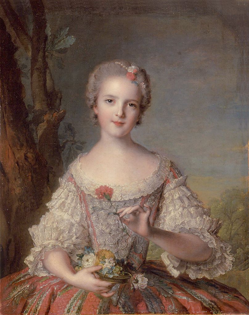 CP ART TABLEAU JEAN MARC NATTIER Portrait de la Marquise d'Antin 