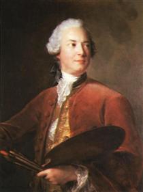 Portrait of Louis Tocqué - Жан-Марк Натьє