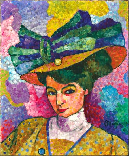 Femme au Chapeau, 1906 - Жан Метценже