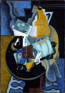 Fruit and a Jug on a Table - Jean Metzinger