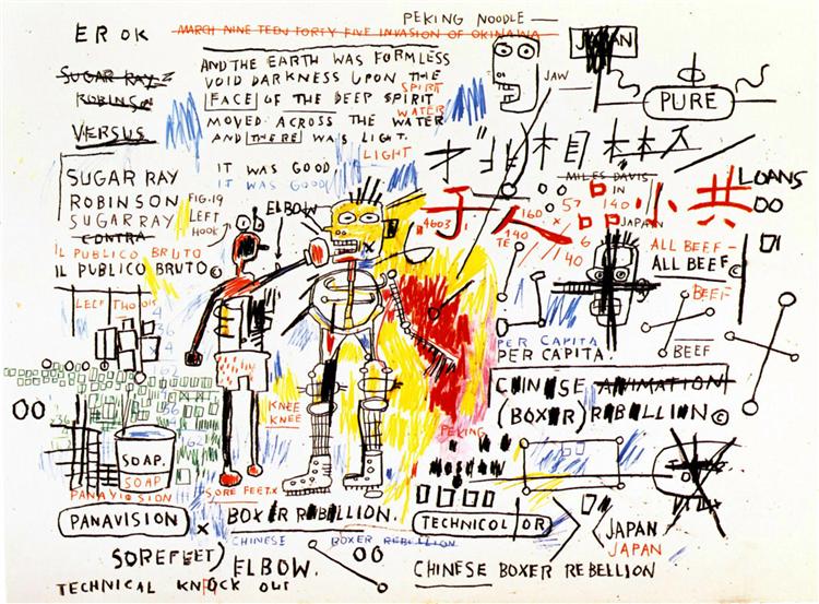 Boxer Rebellion, 1983 - Jean-Michel Basquiat