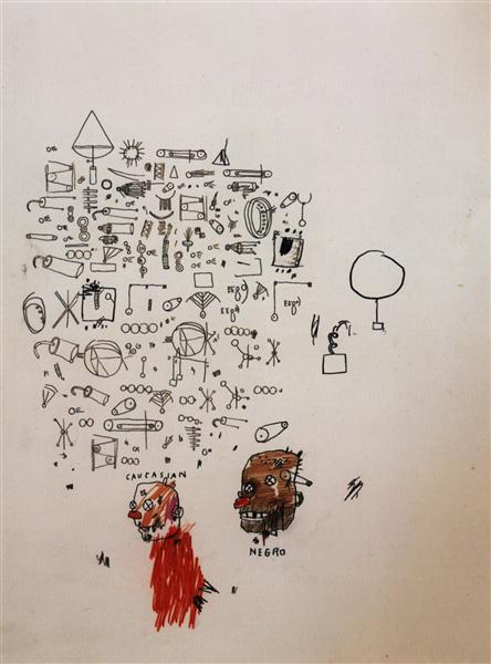 Caucasian, Negro, 1987 - Jean-Michel Basquiat