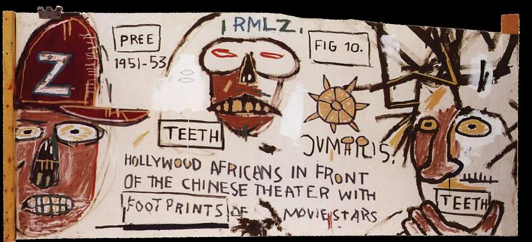 Голливудские африканцы перед китайцами, 1983 - Жан-Мишель Баския