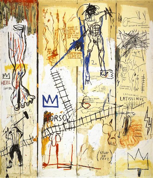 Leonardo da Vinci's Greatest Hits, 1982 - Jean-Michel Basquiat