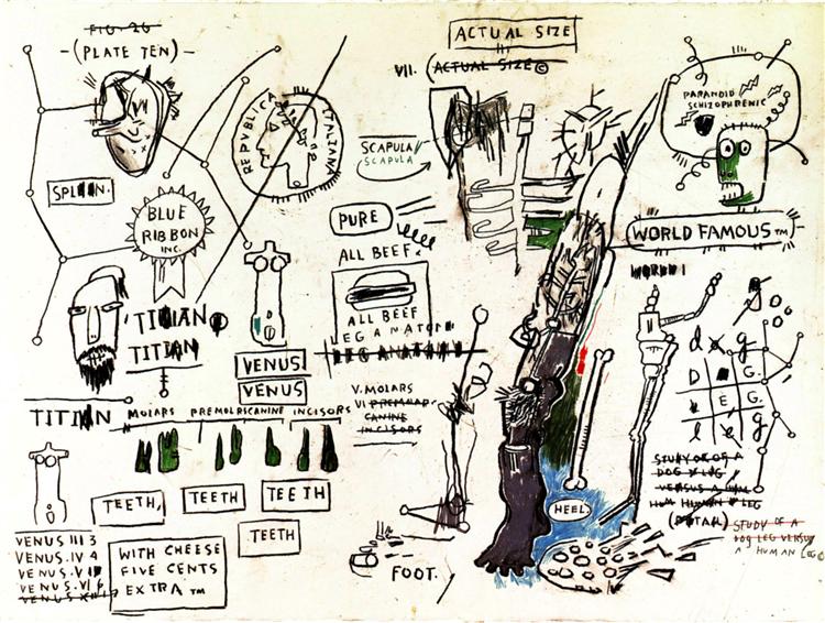 Titian, 1983 - Jean-Michel Basquiat
