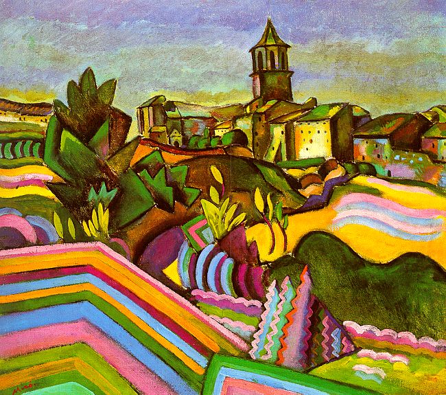 Prades, the Village, 1917 - Joan Miró