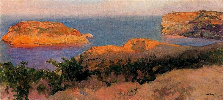 Isla del Cap Marti, Javea, 1905 - Joaquín Sorolla y Bastida