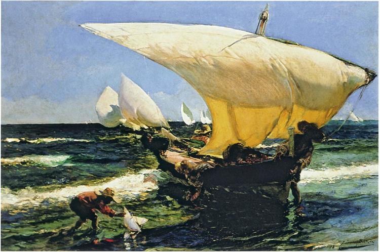On the Coast of Valencia, 1898 - Хоакін Соролья