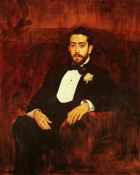 Portrait of lawyer Don Silverio de la Torre y Eguia, 1893 - Хоакин Соролья