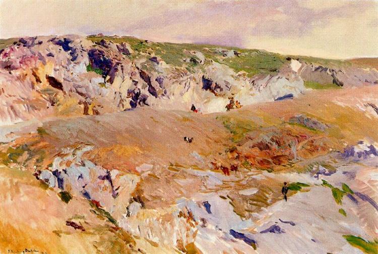 Caminos de los Alijales, Toledo, 1906 - Joaquin Sorolla