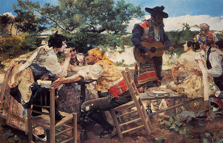 Valencian Scene, 1893 - Хоакін Соролья
