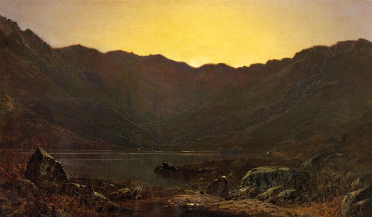 The Heron's Haunt, 1874 - John Atkinson Grimshaw