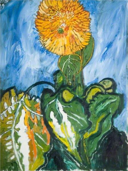 Sunflowers, 1989 - John Bratby