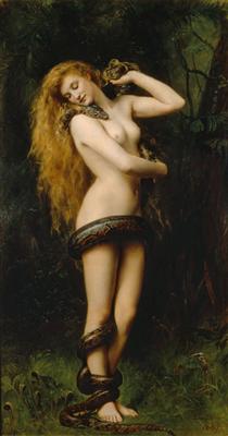 Lilith with a Snake - Джон Кольер