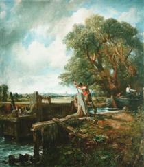 La esclusa - John Constable