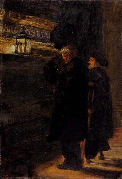 Greenwich Pensioners At The Tomb Of Nelson - John Everett Millais
