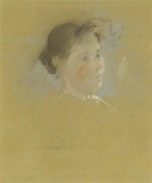 Study of a Head, c.1888 - c.1895 - John Henry Twachtman