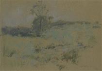 Study of a Landscape - John Henry Twachtman