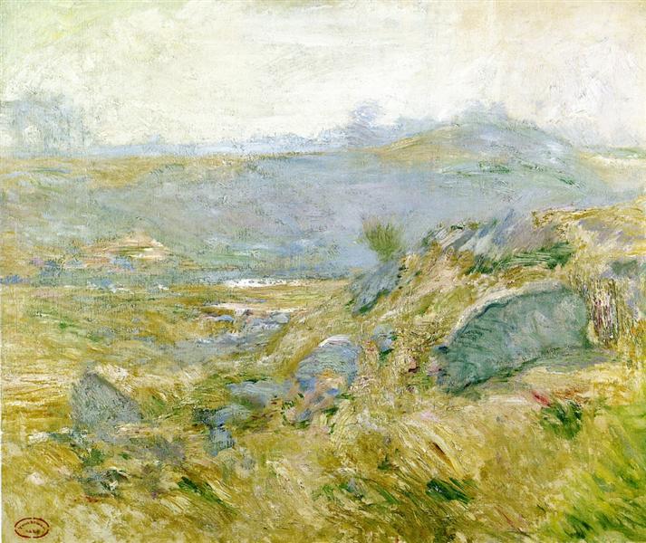 Upland Pastures, c.1890 - c.1899 - Джон Генри Твахтман (Tуоктмен)
