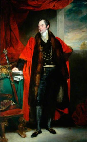 The Right Honourable Lawrence, Lord Dundas, as Lord Mayor of York, 1822 - Джон Джексон