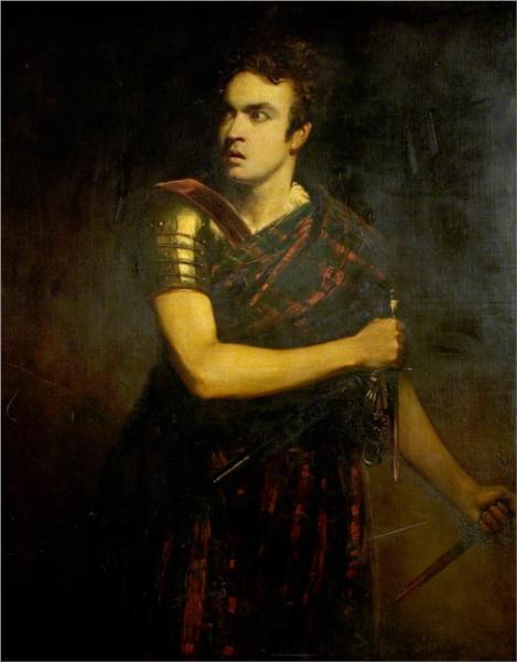 William Charles Macready (1793–1873), as Macbth (from 'Macbeth', Act II, Scene 2), 1821 - Джон Джексон