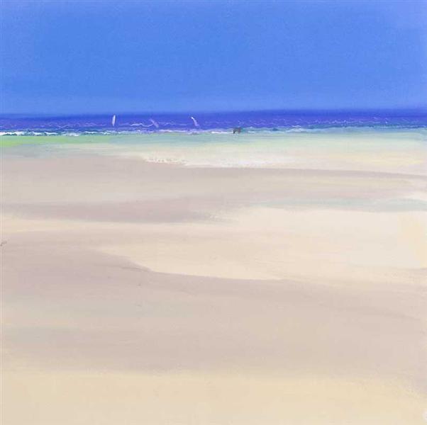 Windsurfers, Porth Kidney Beach II - John Miller
