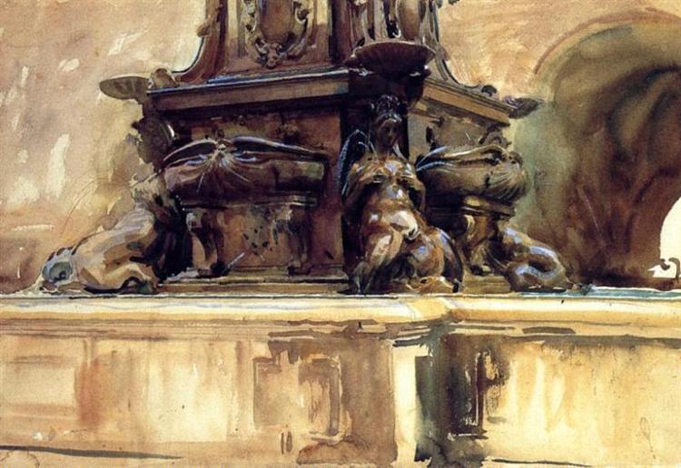 Bologna Fountain, c.1906 - John Singer Sargent