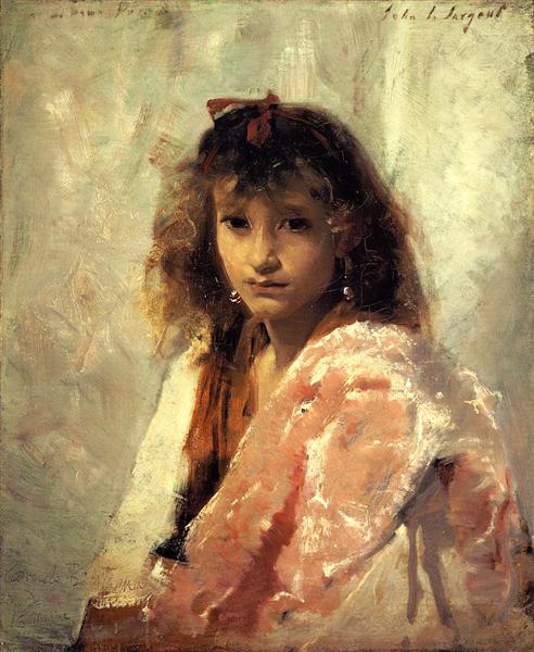 Carmela Bertagna, c.1879 - John Singer Sargent