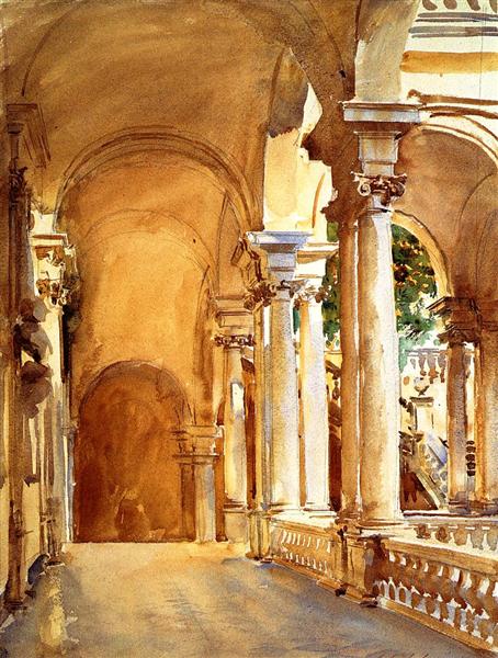 Genoa, the University, 1911 - John Singer Sargent