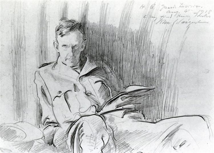 Henry Tonks, 1918 - John Singer Sargent