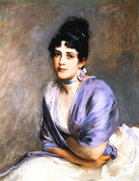 Mrs. Frank Millet, c.1885 - c.1886 - Джон Сінгер Сарджент