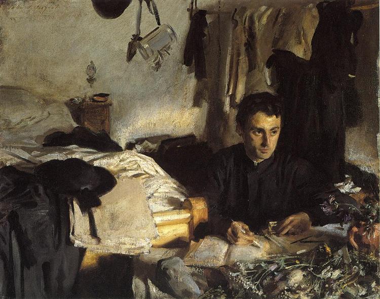 Padre Sebastiano, c.1904 - c.1906 - Джон Сингер Сарджент