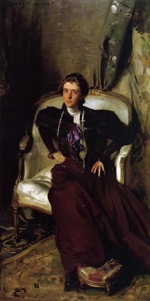 Portrait of Mrs Alice Brisbane Thursby, 1898 - Джон Сінгер Сарджент