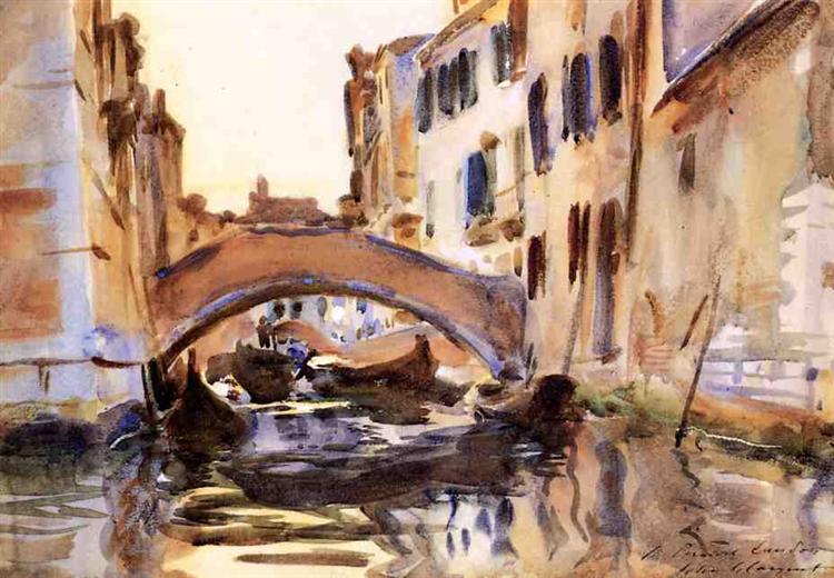 Venetian Canal, c.1903 - Джон Сінгер Сарджент