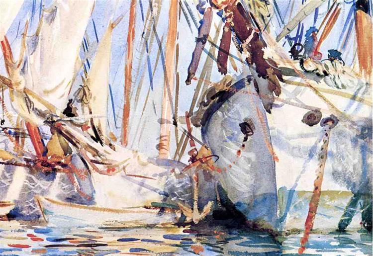 White Ships, 1908 - John Singer Sargent