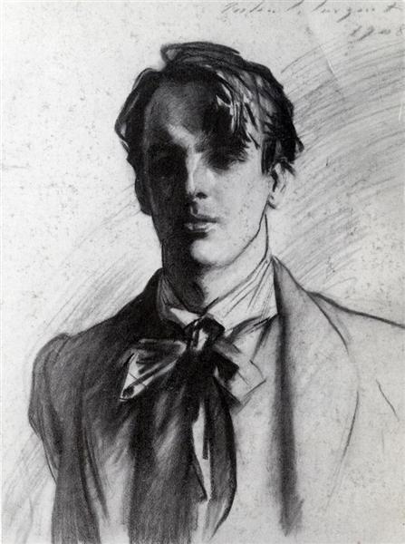 William Butler Yeats, 1908 - John Singer Sargent