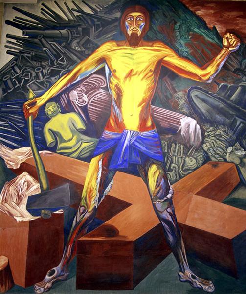 Panel 19. Modern Migration of the Spirit - The Epic of American Civilization, 1932 - 1934 - José Orozco