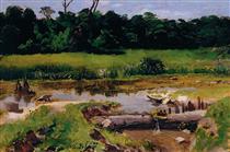 Fluvial Landscape - Almeida Júnior
