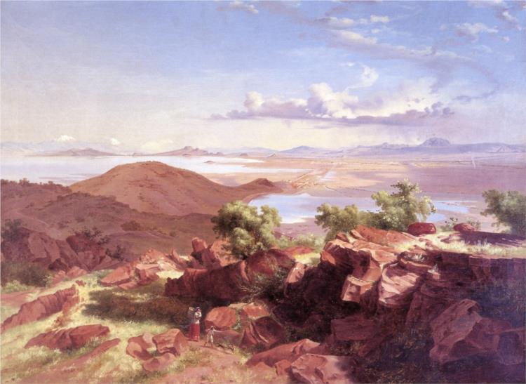 Valle de México desde el cerro de Santa Isabel, 1884 - José María Velasco Gómez