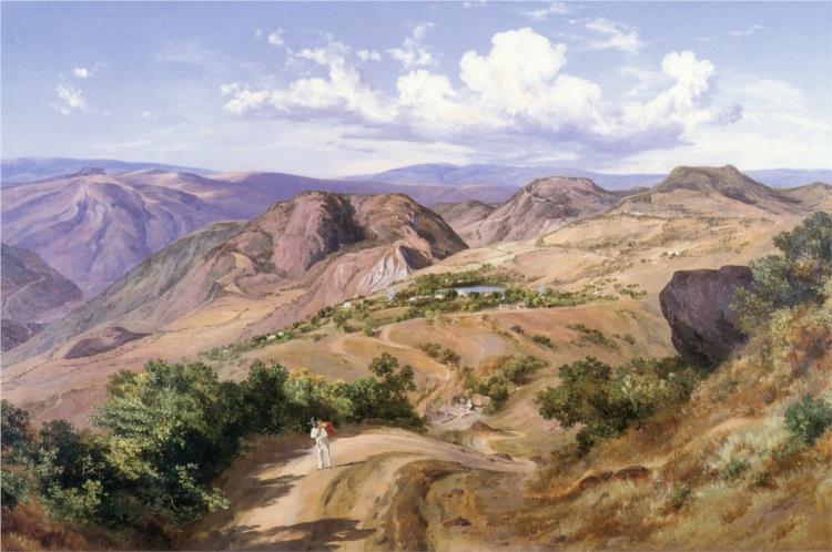 Vista de Guelatao - Jose Maria Velasco