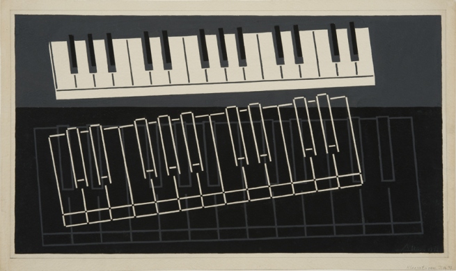 Piano Keys, 1932 - 约瑟夫·亚伯斯